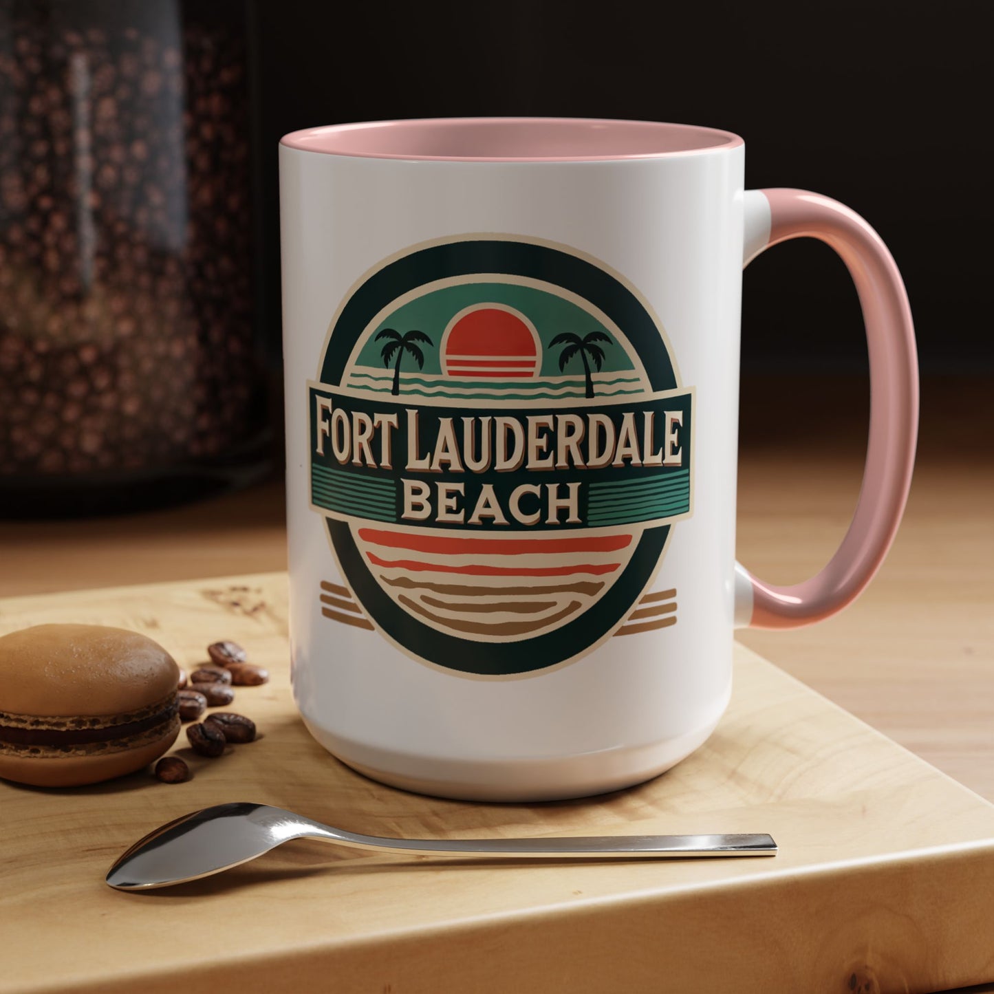 Vintage Fort Lauderdale Accent Coffee Mug