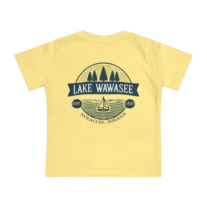 Vintage Lake Wawasee Unisex Baby Short Sleeve T-Shirt