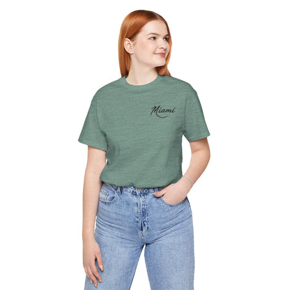 Retro Miami Unisex Jersey Short Sleeve Tee