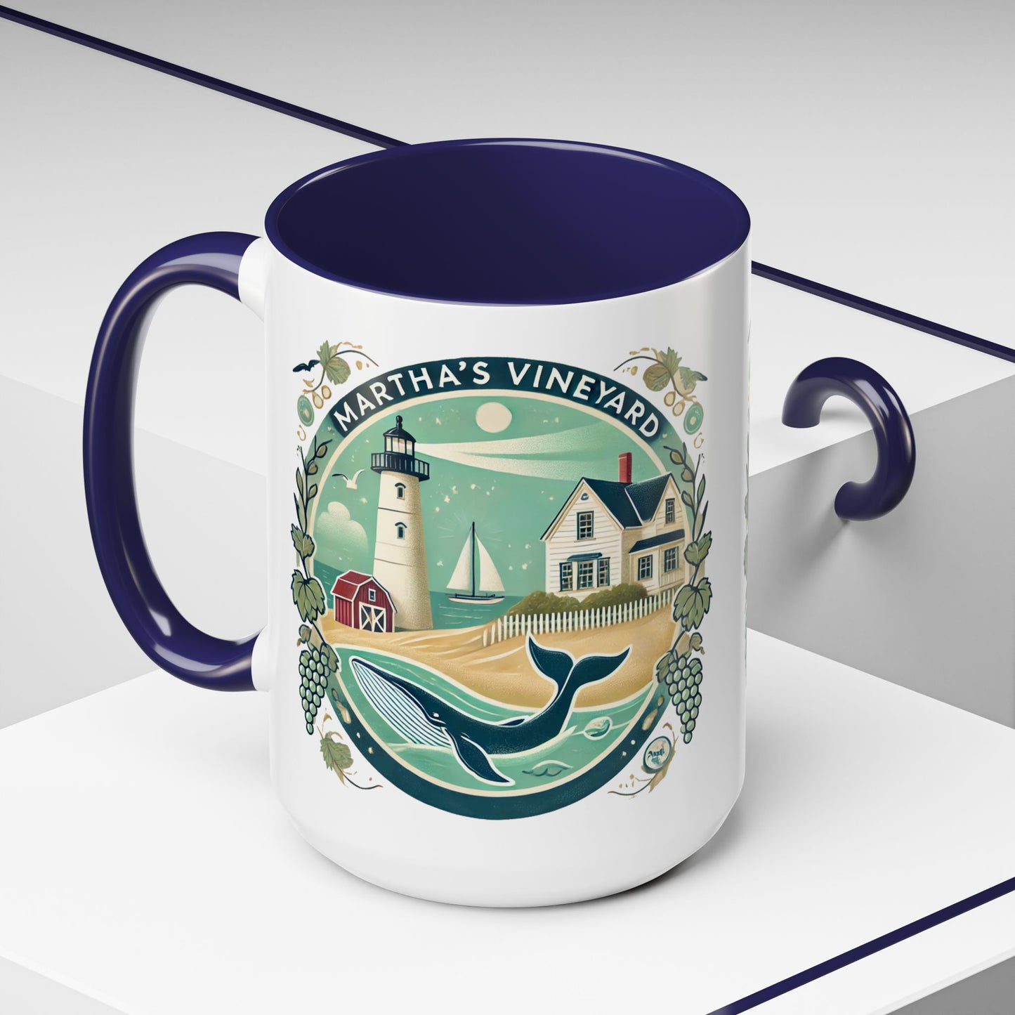 Vintage Martha's Vineyard Accent Coffee Mug