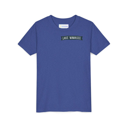 Vintage Lake Wawasee Unisex Youth Short Sleeve Tee