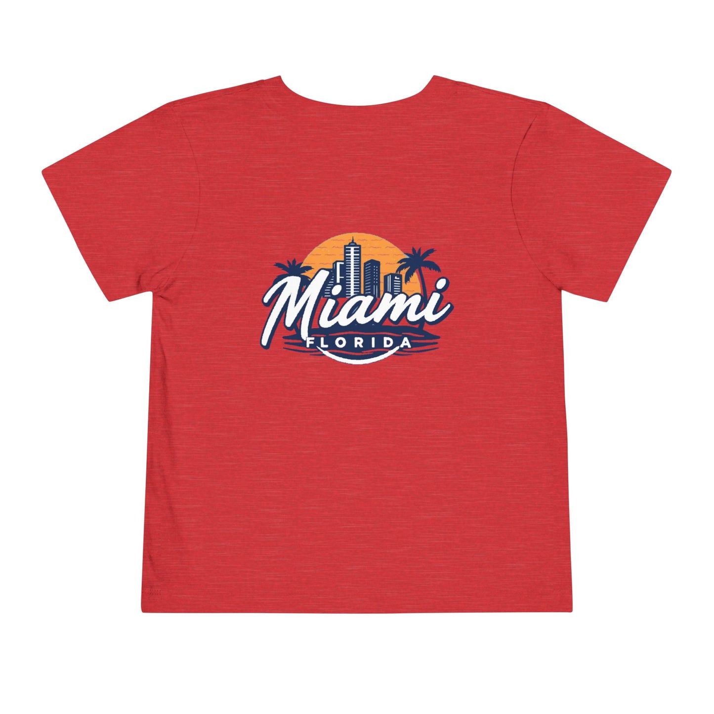Retro Miami Unisex Toddler Short Sleeve Tee