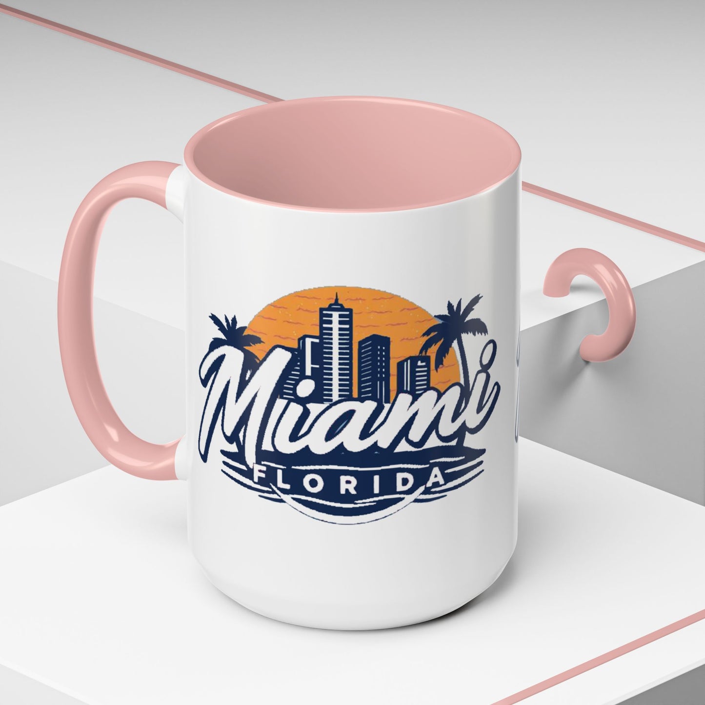 Retro Miami Accent Coffee Mug