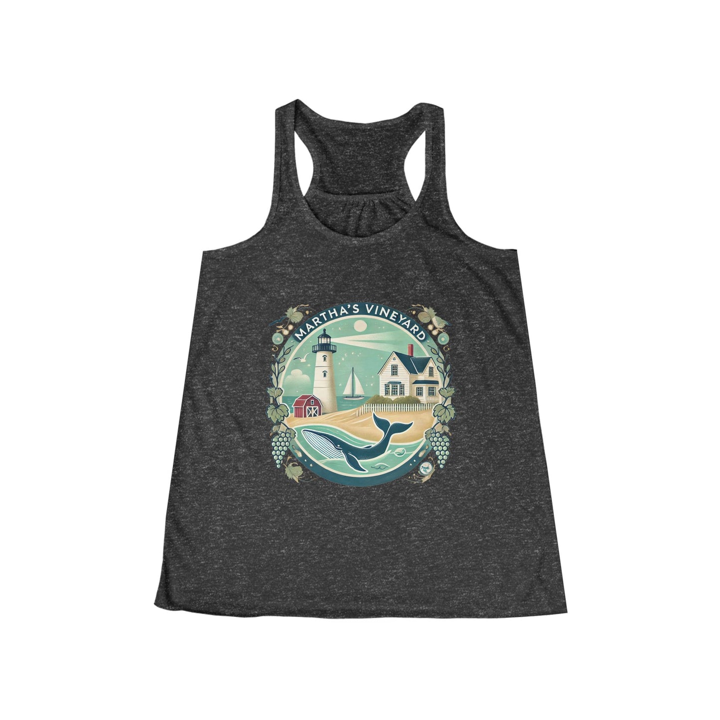 Vintage Martha's Vineyard Women's Flowy Racerback Tank