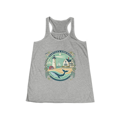 Vintage Martha's Vineyard Women's Flowy Racerback Tank