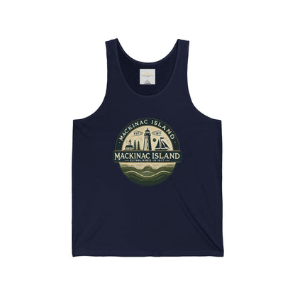 Vintage Mackinac Island Unisex Jersey Tank