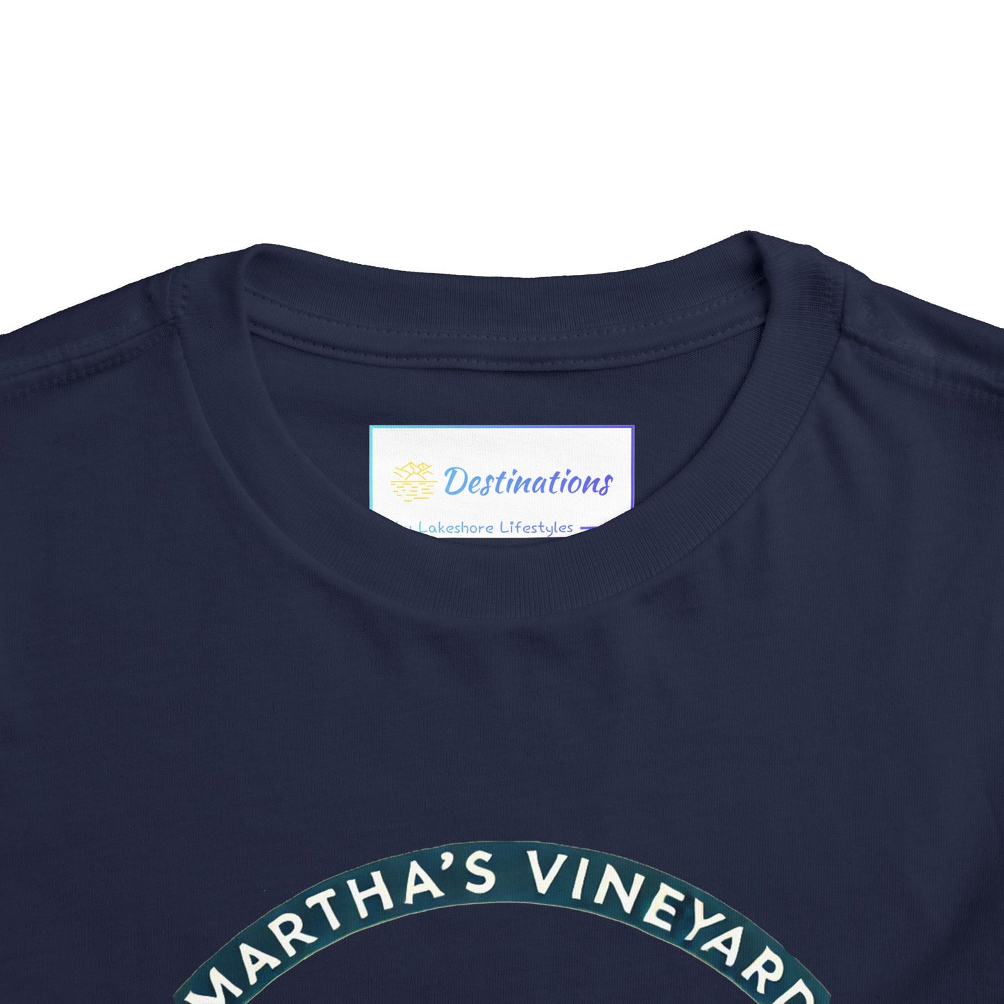 Vintage Martha's Vineyard Unisex Toddler Short Sleeve Tee