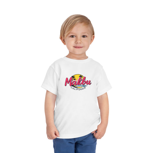 Retro Malibu Unisex Toddler Short Sleeve Tee