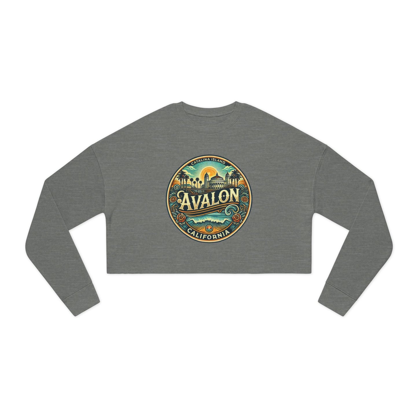 Elegant Avalon Women's Cropped Sweatshirt