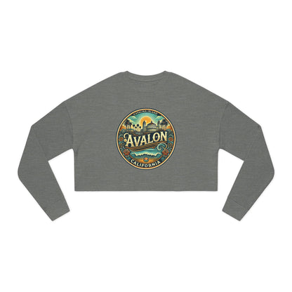 Elegant Avalon Women's Cropped Sweatshirt