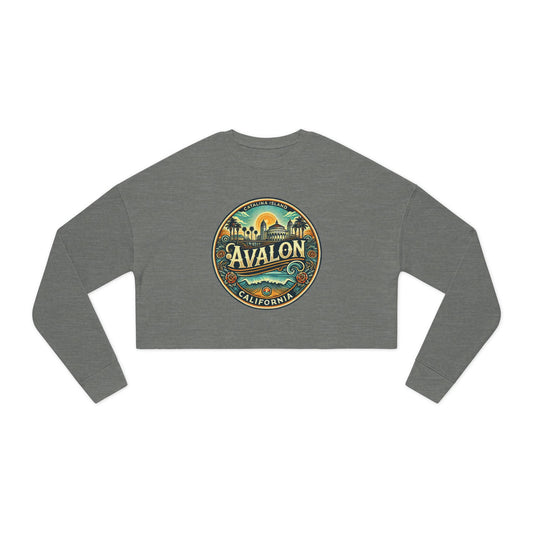 Elegant Avalon Women's Cropped Sweatshirt