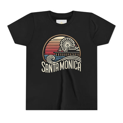 Vibrant Santa Monica Youth Short Sleeve Tee