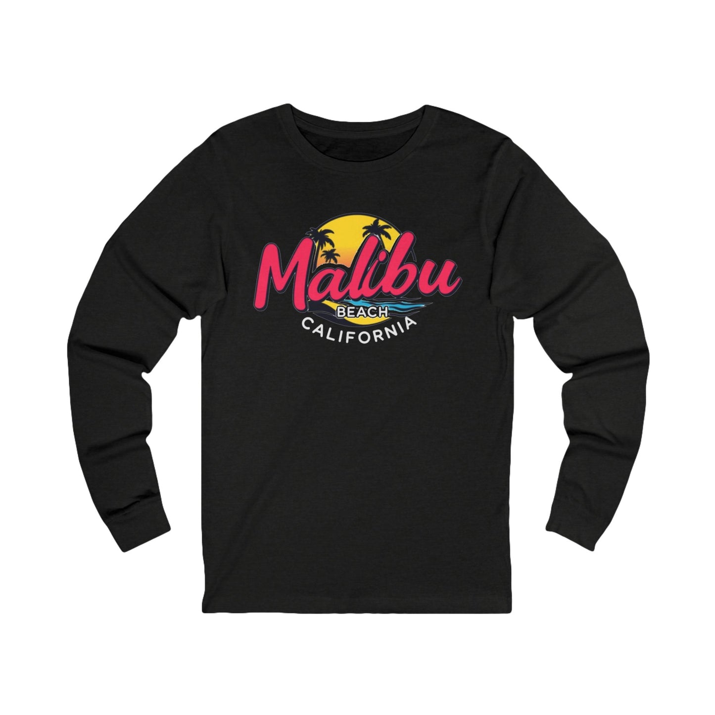 Retro Malibu Unisex Jersey Long Sleeve Tee