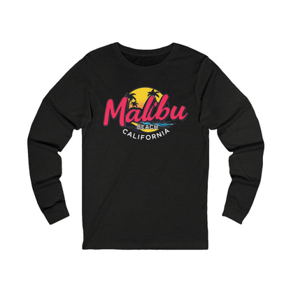 Retro Malibu Unisex Jersey Long Sleeve Tee