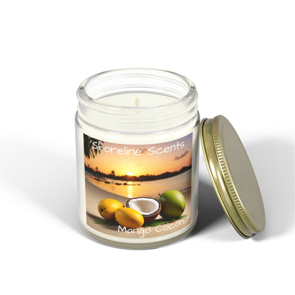 Mango Coconut Scented Candle (Apricot Wax)