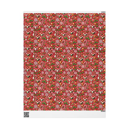 Candy Canes Christmas Wrapping Paper