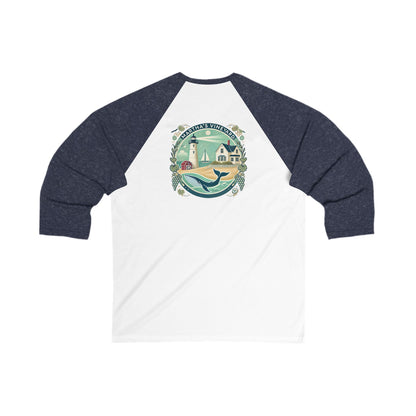 Vintage Martha's Vineyard Men's 3/4 Sleeve Baseball Tee