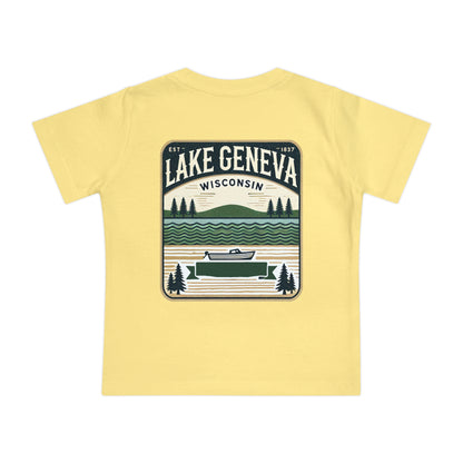 Vintage Lake Geneva Unisex Baby Short Sleeve T-Shirt