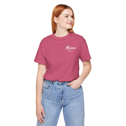 Retro Miami Unisex Jersey Short Sleeve Tee