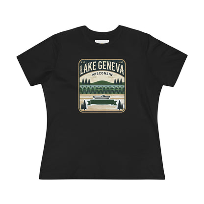 Vintage Lake Geneva Women's Cotton Tee