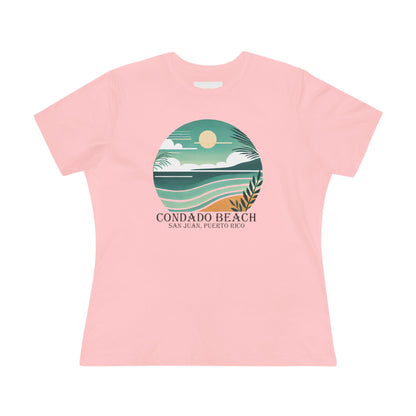 Coastal Vibes Condado Beach Women's Cotton Tee