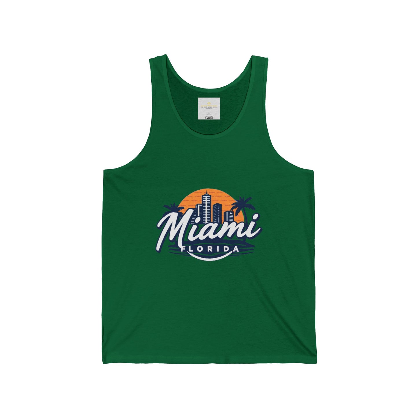 Retro Miami Unisex Jersey Tank