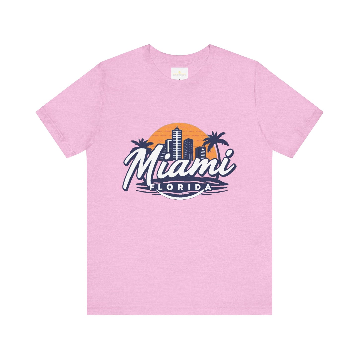 Retro Miami Unisex Jersey Short Sleeve Tee