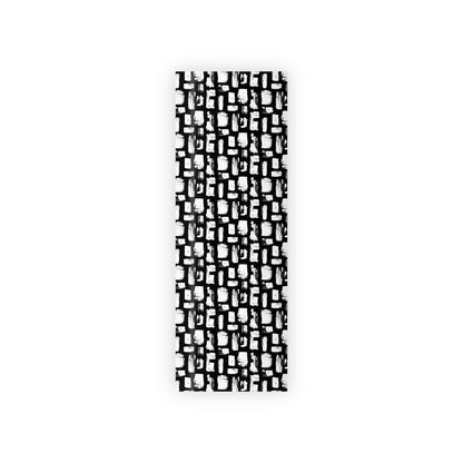 Irregular White Brush Strokes Wrapping Paper