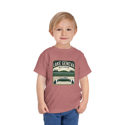 Vintage Lake Geneva Unisex Toddler Short Sleeve Tee