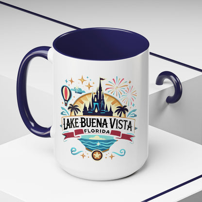 Adventurous Lake Buena Vista Accent Coffee Mug