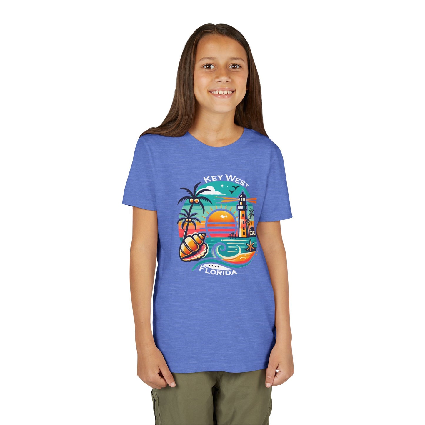 Vibrant Key West Youth Short Sleeve Tee