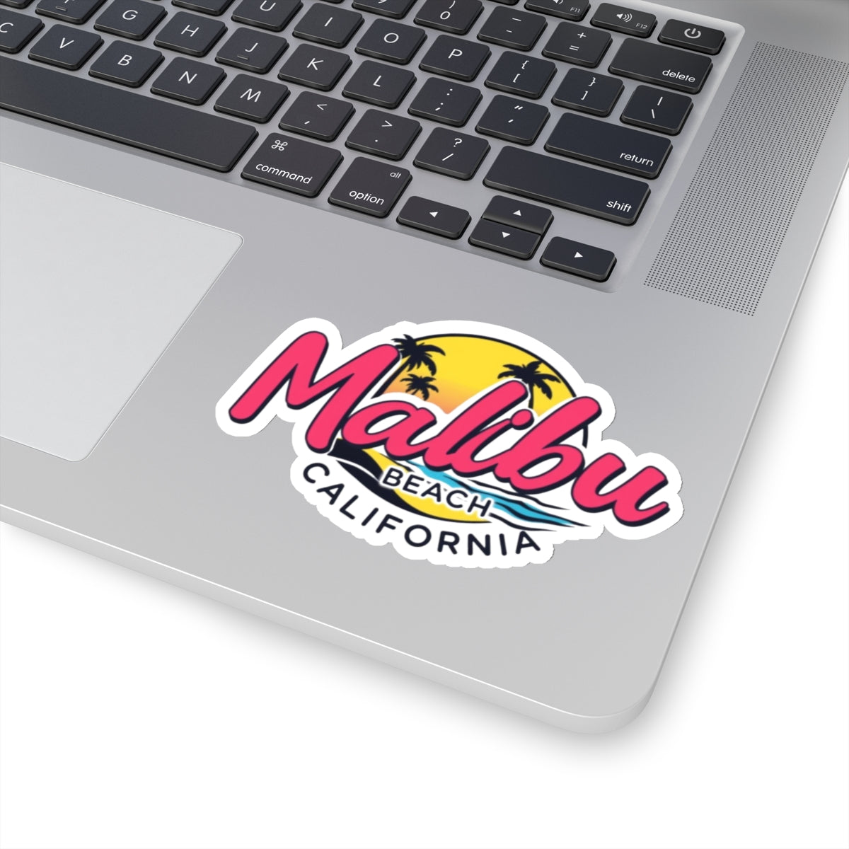 Retro Malibu Kiss-Cut Sticker