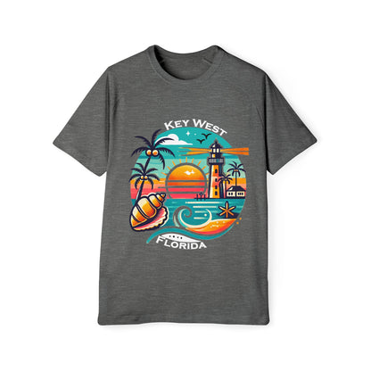 Vibrant Key West Men's Raglan T-Shirt