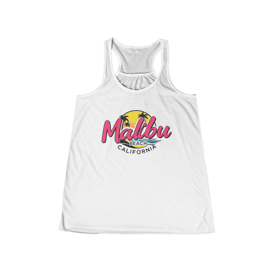 Retro Malibu Women's Flowy Racerback Tank