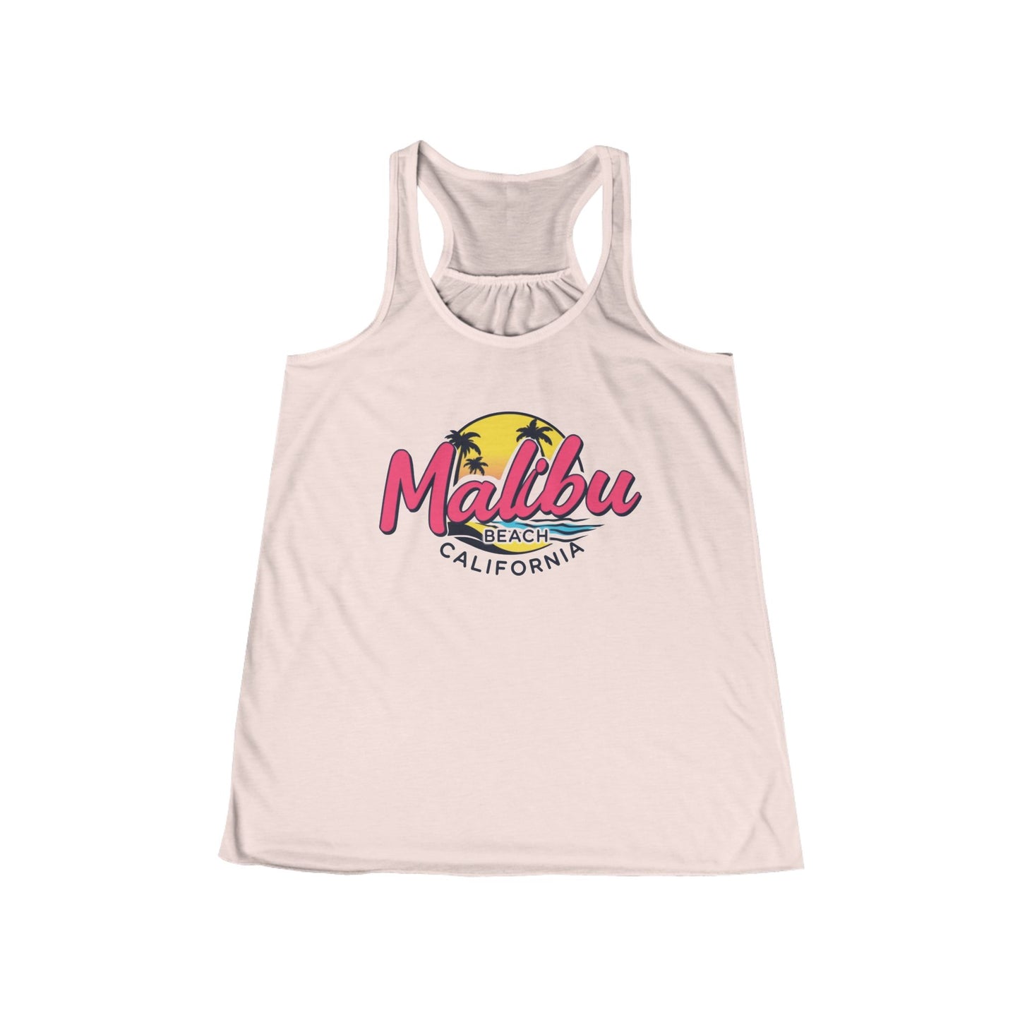 Retro Malibu Women's Flowy Racerback Tank