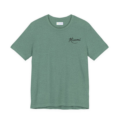 Retro Miami Unisex Jersey Short Sleeve Tee