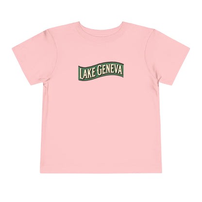 Retro Lake Geneva Unisex Toddler Short Sleeve Tee