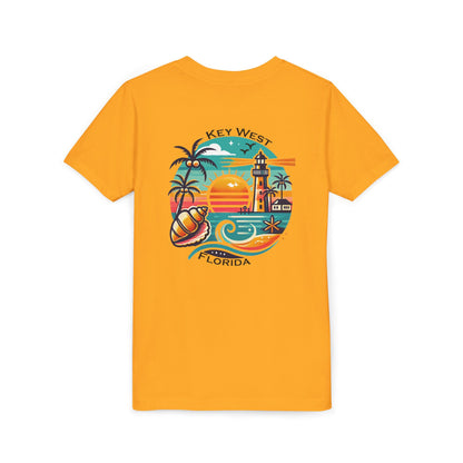 Vibrant Key West Youth Short Sleeve Tee