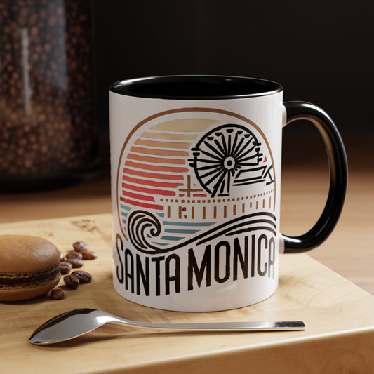 Vibrant Santa Monica Accent Coffee Mug
