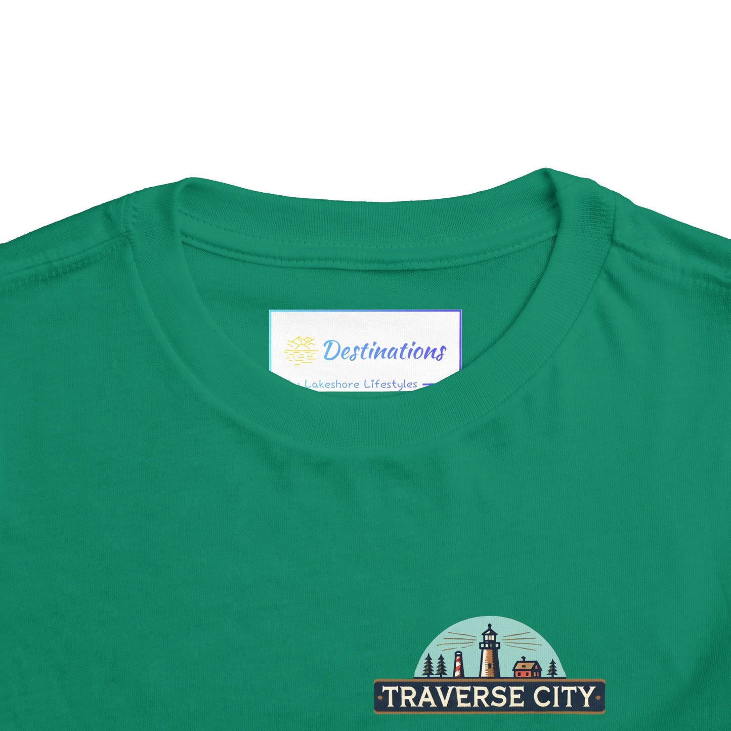 Vintage Traverse City Unisex Toddler Short Sleeve Tee
