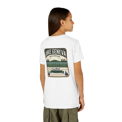 Vintage Lake Geneva Unisex Youth Short Sleeve Tee
