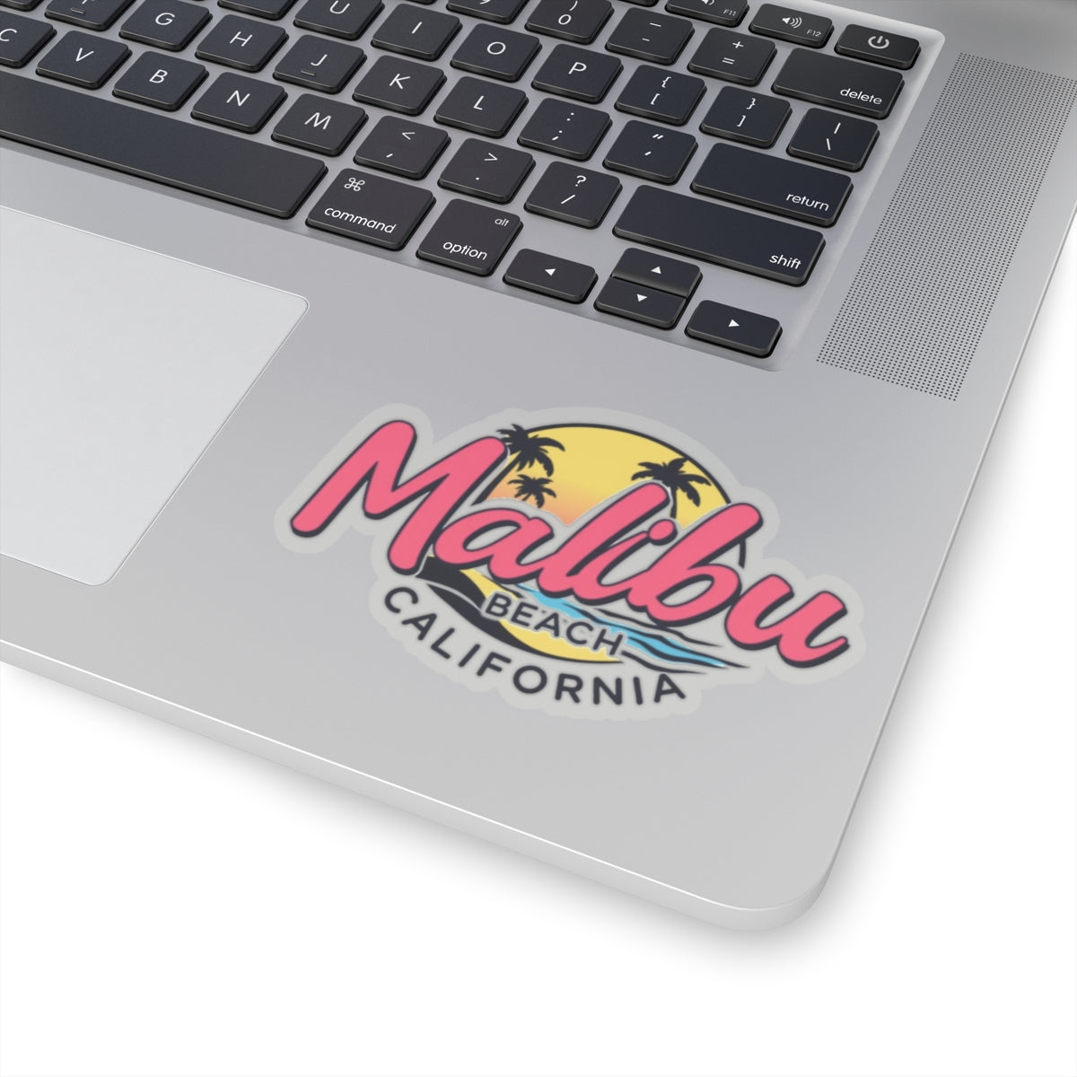 Retro Malibu Kiss-Cut Sticker