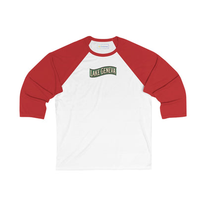 Retro Lake Geneva Men's 3/4 Sleeve Baseball Tee