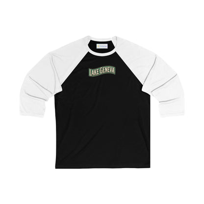 Retro Lake Geneva Men's 3/4 Sleeve Baseball Tee