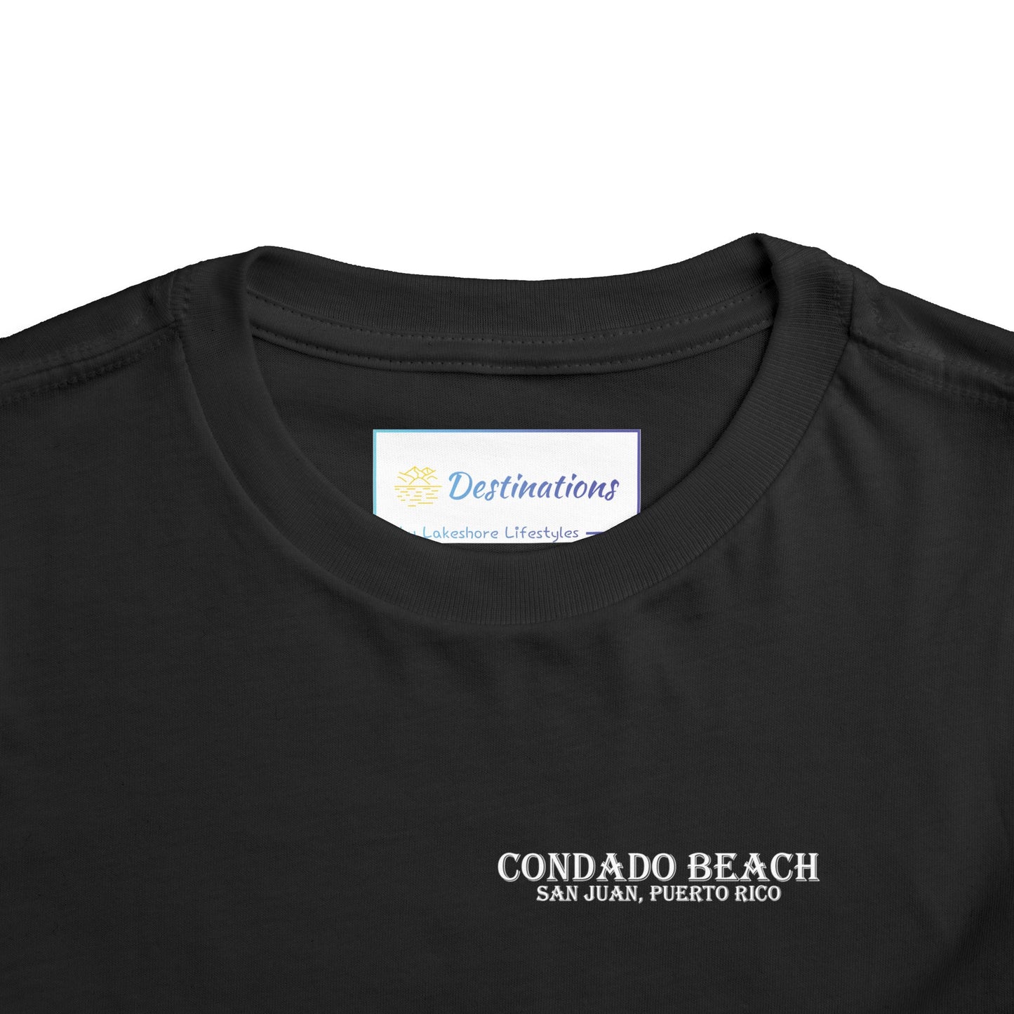 Coastal Vibes Condado Beach Unisex Toddler Short Sleeve Tee