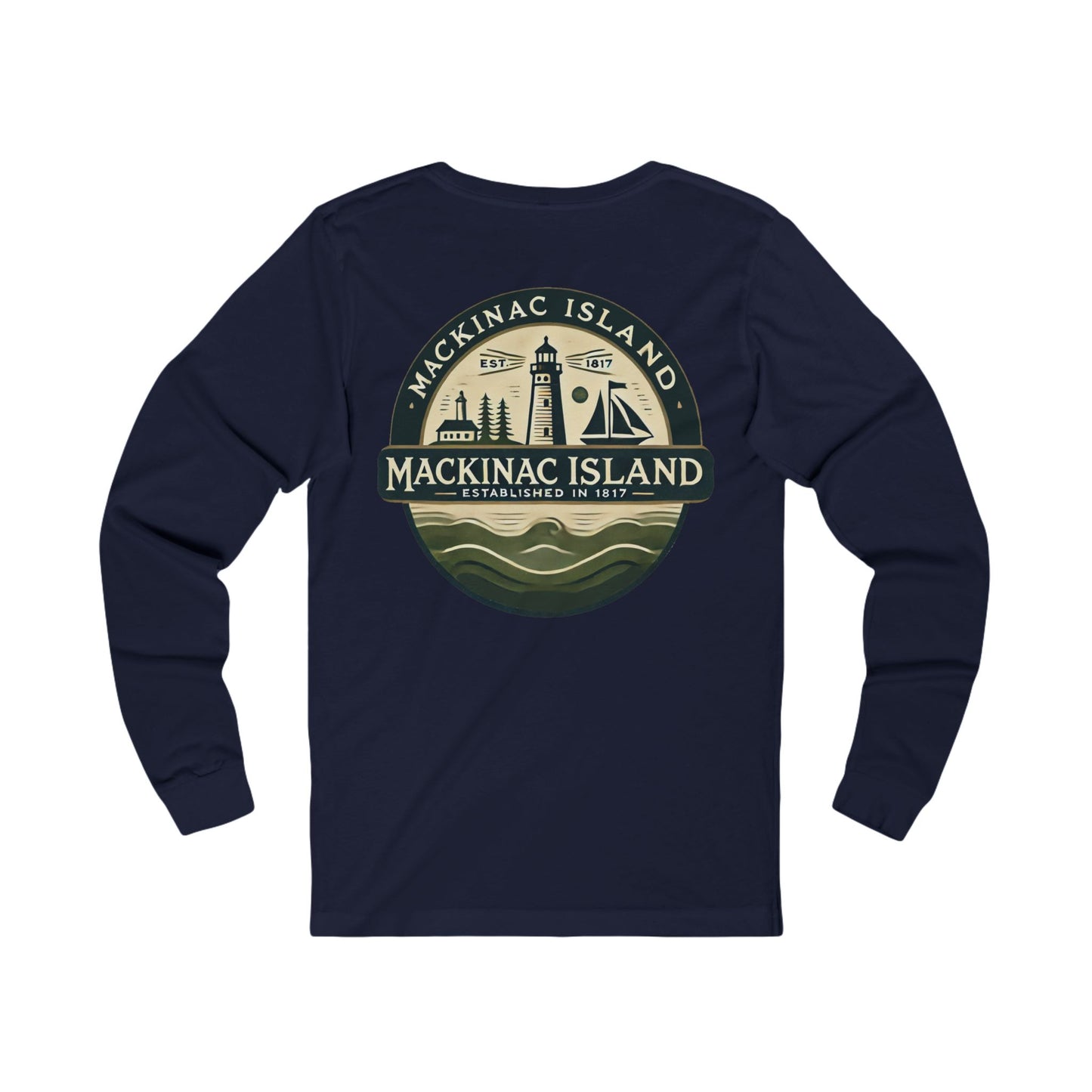 Vintage Mackinac Island Unisex Jersey Long Sleeve Tee