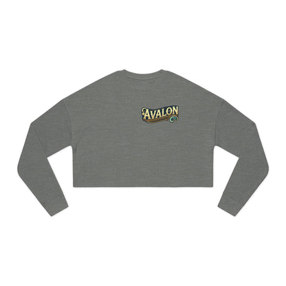 Elegant Avalon Women's Cropped Sweatshirt