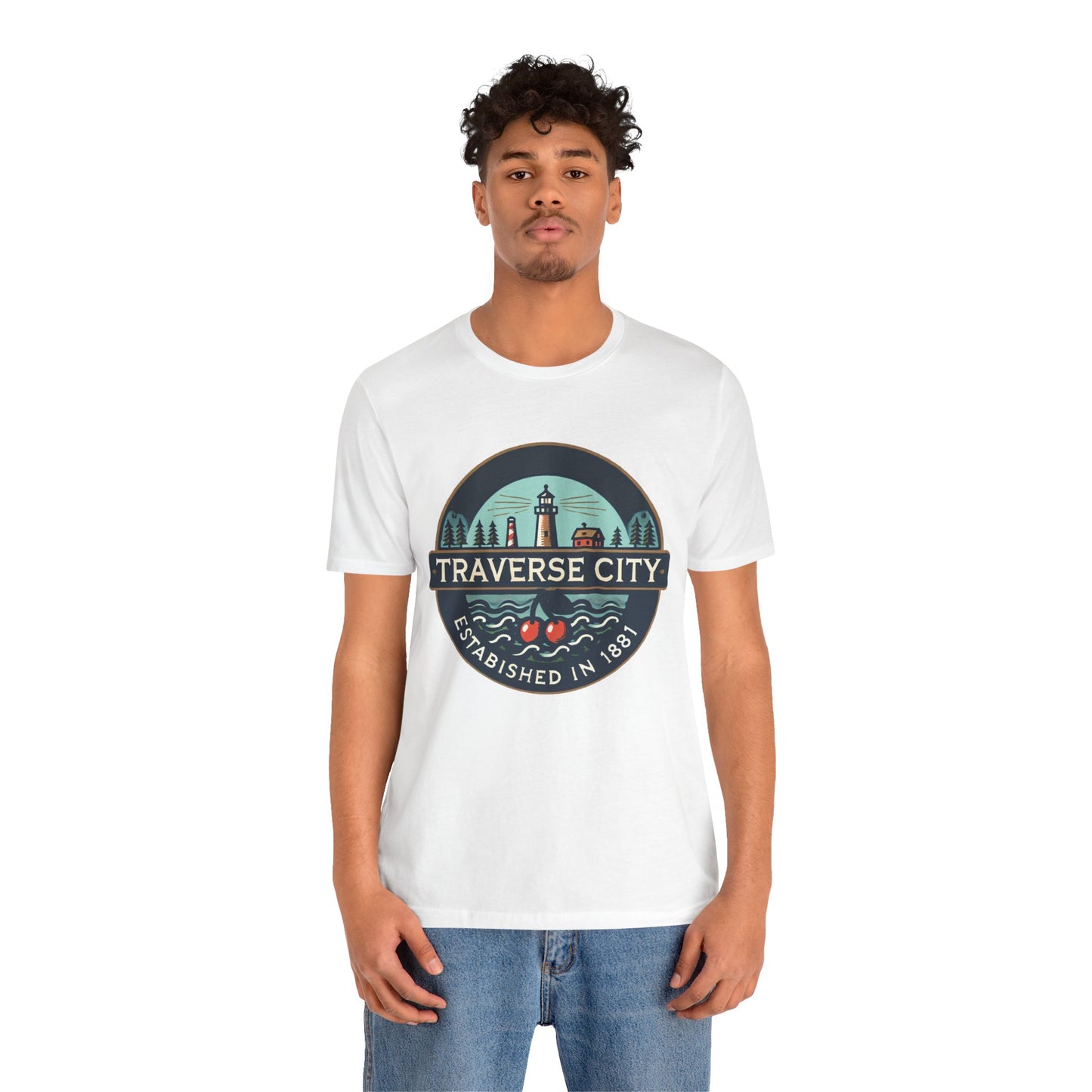 Vintage Traverse City Unisex Jersey Short Sleeve Tee