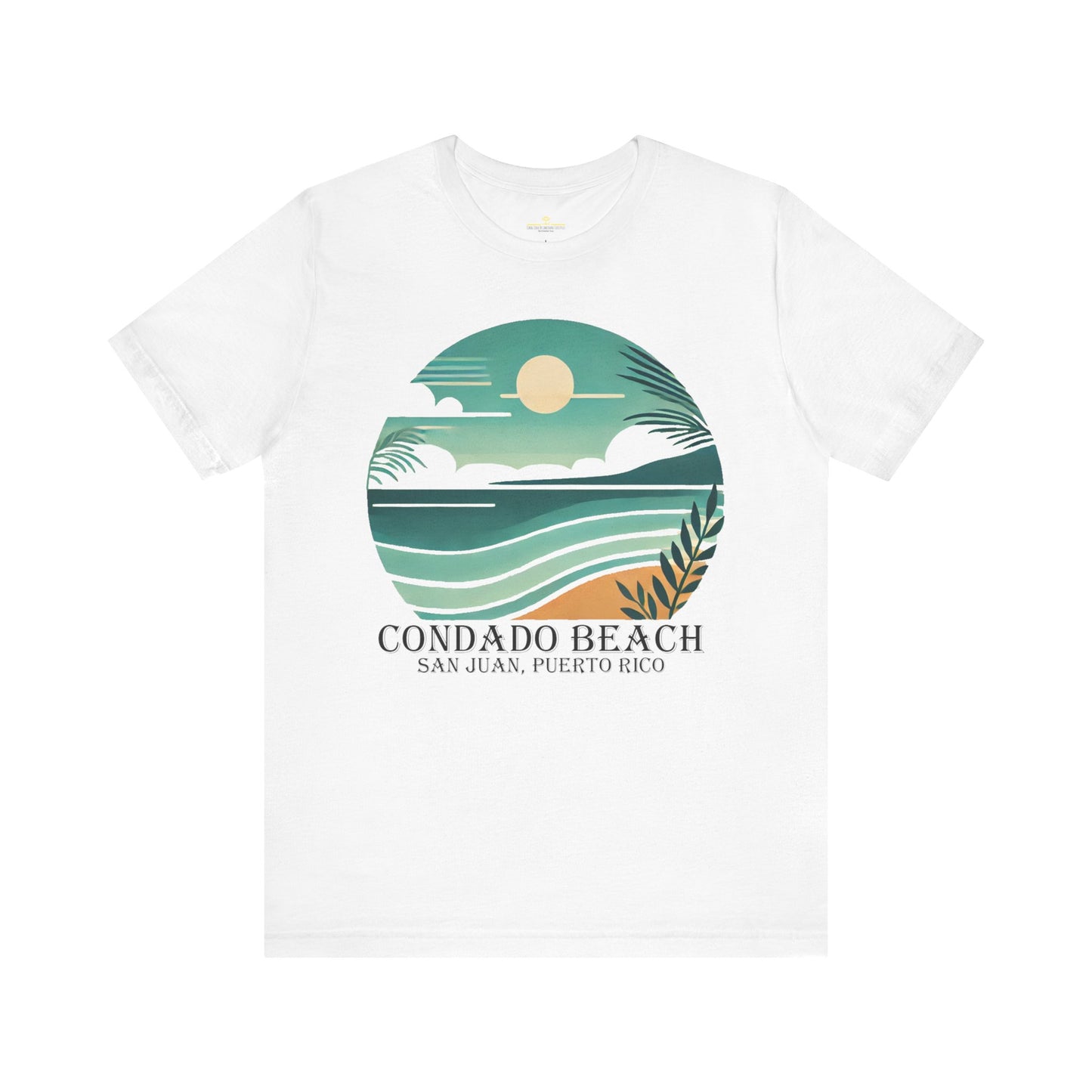 Coastal Vibes Condado Beach Unisex Jersey Short Sleeve Tee