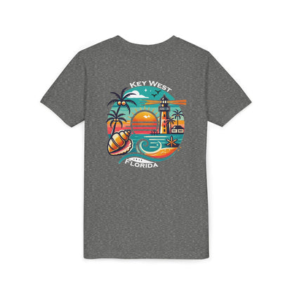 Vibrant Key West Youth Short Sleeve Tee